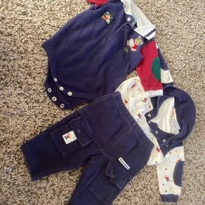 Vintage baby boy outfit